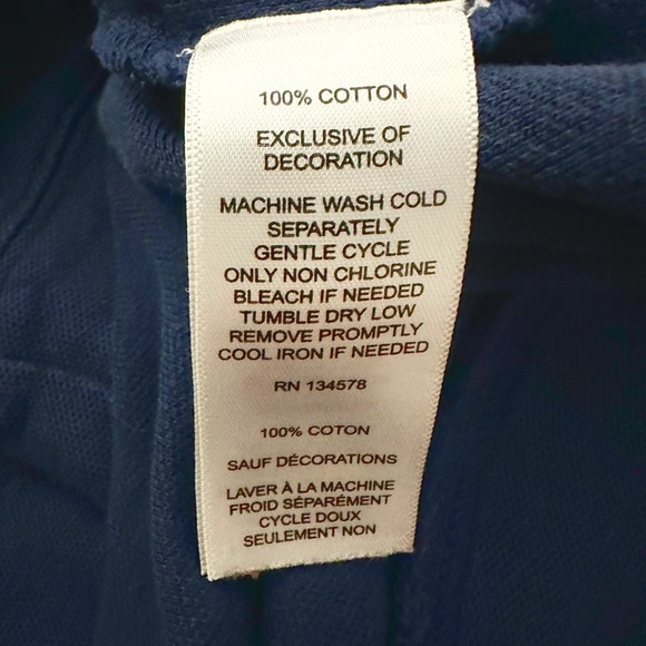 Vineyard Vines | Navy Pique Quarter Zip Pullover (L) 🐳 - Picture 8 of 8